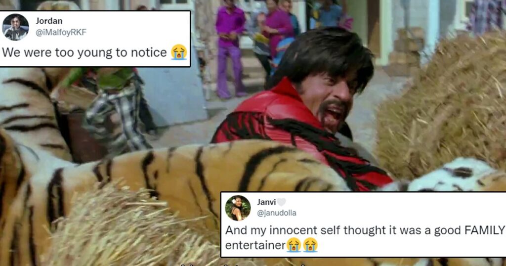 शाहरुख खान की फिल्म ‘ओम शांति ओम’ का वायरल सीन देख फैंस हुए निराश, खिलौने के शेर से लड़ते नजर आए शाहरुख़